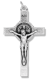 St Benedict Rosary Crucifix (Straight Edge) – 2 1/8
