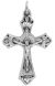 Small Grape and Vine Sunburst Crucifix -7/8