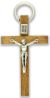 Hardwood Walnut Crucifix 1.75 inch (Minimum quantity purchase is 1)