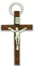  Hardwood Crucifix, Dark Brown - 1.75 inch  (Minimum quantity purchase is 1)