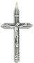 Lined Crucifix  - 2 1/4