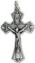 Straight Edge Crucifix with Flared Exterior – 1 7/8