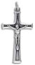 Tapered Textured Crucifix - 1 3/4