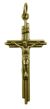  Rosary Crucifix - 3 Bar Bronze 3.8 cm    (Minimum quantity purchase is 2)