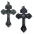 Pardon Indulgence Crucifix II - Gun Metal Finish 2-1/8