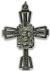    Large Ecce Homo, Behold the Man, Crucifix, Gun Metal - 2 1/2