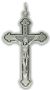 Byzantine Style Crucifix with Dark Outline – 1 7/8