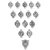   Stations Of the Cross Devotional Medals Parts Set  (Minimum qty. purchase is 1)     