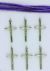 Knotted Cord Rosary Kits - Lilac