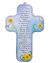    Picture Cross on Wood - Our Father prayer 5 inch *  (Minimum quantity purchase is 1)