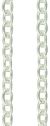   Continuous Rosary Chain - Silver OX 0.7mm  Heavy Duty - 4 ft    (Minimum quantity purchase is 1)