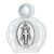 Miraculous Medal Glass Holy Water Bottle - 1.5 oz Travel Size, Made in Italy  * (Minimum quantity purchase is 1)