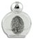 Our Lady of Lourdes Glass Holy Water Bottle - 1.5 oz Travel Size, Made in Italy  (Minimum quantity purchase is 1)