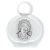 St Carlo Acutis Glass Holy Water Bottle - 1.5 oz Travel Size, Made in Italy * (Minimum quantity purchase is 1)