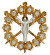 Stations of the Cross Crown of Thorns & Three Nails Wall Plaque (Olivewood) – 4 3/4