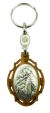  Ornate Olive Wood St. Anthony Key Chain - Closeout Sale * (Minimum quantity purchase is 1)