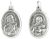  St. Peter / St. Paul Medal - Silver Oxidized Die Cast - 1
