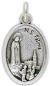  Our Lady of Fatima Medal - Die-Cast Italian Silver Plated  (Minimum quantity purchase is 1)