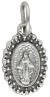 Miraculous Medal with Beaded Border – 1/2