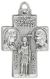 Holy Family / St Christopher Cross - 1 1/4 Inches     (Minimum quantity purchase is 2)
