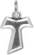  Tau Cross Medal - Die-cast silver plated 11/16 inch   (Minimum quantity purchase is 5)