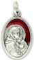 Madonna of the Streets Medal with Red Enamel - 1