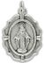  Large Miraculous Medal with Decorative Border - 1 1/4
