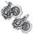 Miraculous Medal Locket Rose Pendant - 3/4