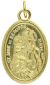   St Anne of Beaupre Medal, Gold Tone - 1 Inch (Minimum quantity purchase is 3)