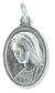  Our Lady of Medjugorje Medal - Die-Cast Italian Silver Plated 1 inch (Minimum quantity purchase is 3)
