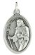  St Juan Diego / Pray for Us Medal - Silver Oxidized Die-Cast - 1