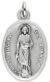St Joseph the Worker Patron Medal - Italian Silver OX 1 inch    (Minimum quantity purchase is 1)