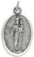 Our Lady Queen of Peace Medal - Italian Silver OX 1 inch    (Minimum quantity purchase is 2)