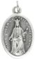    Our Lady Queen of Heaven Medal - Italian Silver OX 1 inch (Minimum quantity purchase is 2)