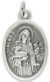  St Agnes / Pray For Us Medal - Italian Silver OX 1 inch (Minimum quantity purchase is 2)