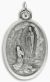   Our Lady of Lourdes / Pray For Us Medal - Italian Silver OX 1 inch (Minimum quantity purchase is 2)