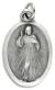 Divine Mercy Jesus / Jesus Yo Confio En Ti Medal - Italian Silver OX 1 inch  (Minimum quantity purchase is 2)