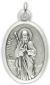  St James / Pray For Us Medal - Italian Silver OX 1 inch    (Minimum quantity purchase is 2)