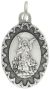 Guardian Angel Medal with Scalloped Edge - 1