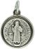   Round Silver St. Benedict Medal  - 3/4 Inch   (Minimum quantity purchase is 4)