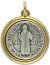  Two-Toned St. Benedict Medal  - 1