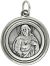 Sacred Heart Jesus / Scapular Medal - Round  - 3/4