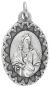 Sacred Heart of Jesus Medal with Scalloped Edge - 1 inch  (Minimum quantity purchase is 3)