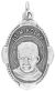  St Maximilian Kolbe / Patron for Addiction Medal - Unique Oval Shape - 1 inch    (Minimum quantity purchase is 2)