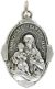  Immaculate Heart of Mary / Pray for Us Medal - Unique Oval Shape - 1 inch  (Minimum quantity purchase is 3)