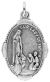  Our Lady of Fatima / Pray for Us Medal - Unique Oval Shape - 1 inch  (Minimum quantity purchase is 2)