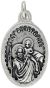   St Christopher / Pray for Us Medal - 1 1/8