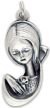  Mary with a Rose Medal - 1 5/8
