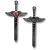 St Michael Winged Sword Rosary Cross – 3