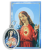 Sacred Heart of Jesus Medal (1 inch) and Picture Card  - Closeout Sale * (Minimum quantity purchase is 1)